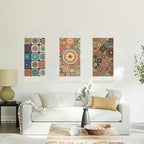 capasin Mandala Boho Macrame Wall Hanging Tapestry For Bedroom Tapestries Vertical Art Fabric Decor Door Living Room Bohemian (Style B, 17.5 * 43) - style: Style B