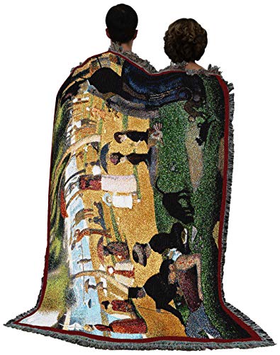 Pure Country Weavers A Sunday Afternoon on the Island of La Grande Jatte Blanket by Georges Seurat - Fine Art Gift Tapestry Throw Woven from Cotton - Made in the USA (72x54)