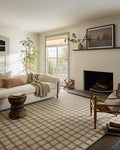 Loloi Magnolia Home by Joanna Gaines Waylon Collection WAY-02 Natural/Rust 2'-6" x 9'-9" Runner Rug - color: Natural / Rust, size: 2'6" x 9'9" (Rectangular)