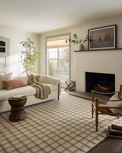 Loloi Magnolia Home by Joanna Gaines Waylon Collection WAY-02 Natural/Rust 2'-6" x 9'-9" Runner Rug - color: Natural / Rust, size: 2'6" x 9'9" (Rectangular)