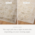 Loloi Magnolia Home by Joanna Gaines Pace Collection PAC-04 Natural/Multi 7'-10" x 10' Area Rug - color: Natural / Multi, size: 7'10" x 10' (Rectangular)