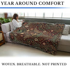 Pure Country Weavers Monster Moth Man Blanket - Fantasy Gift - Tapestry Throw Woven from Cotton - Made in The USA (72x54) - color: Monster Moth Man, size: 72x54