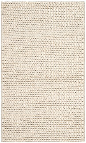 SAFAVIEH Natural Fiber Collection Accent Rug - 3' x 5', Ivory, Handmade Jute, Ideal for High Traffic Areas in Entryway, Living Room, Bedroom (NF520A) - size: 3' x 5' (Rectangular)