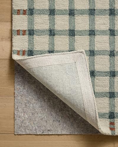 Loloi Magnolia Home by Joanna Gaines Waylon Collection WAY-02 Spa/Brick 8'-6" x 11'-6" Area Rug - color: Spa / Brick, size: 8'6" x 11'6" (Rectangular)