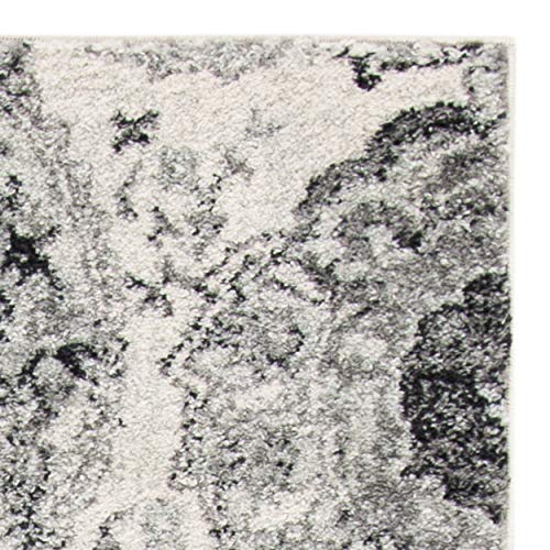 SAFAVIEH Madison Collection Runner Rug - 2'3" x 8', Cream & Silver, Boho Chic Glam Paisley Design, Non-Shedding & Easy Care, Ideal for High Traffic Areas in Living Room, Bedroom (MAD600D) - color: Cream/Silver, size: 2'3" x 8' (Runner)