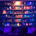Algasan Blacklight Bookshelf Tapestry Fantasy Magic Book Wall Tapestry UV Reactive Witchy Gothic Tapestries Wall Hanging Aesthetic Poster for Bedroom Living Room Dorm 60 x 80 Inch