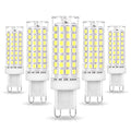 Ziomitus No Flicker G9 Led Bulbs Dimmable Daylight 6000K,Replace 40W 50W 60W Halogen,AC120V Dimmable G9 6W LED Cool White for Chandelier Pendant Ceiling Lamp(5Pack) - color: Daylight White, size: 6 Watts