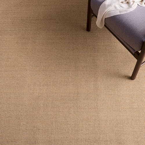 Martha Stewart x SAFAVIEH Area Rug Collection - 5' x 7', Beige, Sisal & Jute, Farmhouse Style, Ideal for Living Room, Bedroom, Office, Dining Space (MSR9501B)