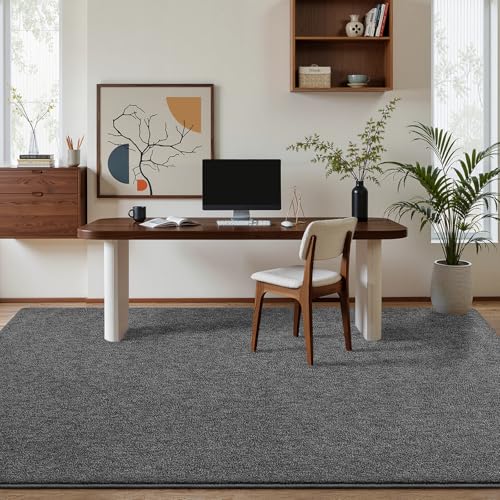 Pettop 4x6 Black Grey Area Rugs for Living Room Bedroom, Thickened Memory-Foam Throw Carpet, Modern Minimalist Super Soft Kids Boys Girls Rug, Non-Slip and Washable Carpets for Dorm Home Decor - color: Black Grey-white, size: 4' X 6' (Rectangular)