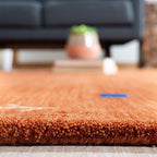 SAFAVIEH Himalaya Collection Runner Rug - 2'3" x 8', Rust, Handmade Boho Tribal Wool, Ideal for High Traffic Areas in Living Room, Bedroom (HIM563P) - color: Rust, size: 2'3" x 8' (Runner)