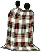 Pure Country Weavers Plaid Blanket Stewart Dress Tartan - Patterns Gift Tapestry Throw Woven from Cotton - Made in The USA (72x54) - color: Stewart Dress