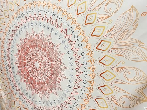 Damanse Floral Tapestry Wall Hanging Cute,Boho Wall Tapestry for Bedroom Aesthetic,Mandala Living Room Decor for Teen Girls (Yellow, 59.8"x78.7") - color: Yellow, size: 78.7"L x 59.8"W