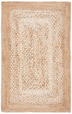 SAFAVIEH Natural Fiber Collection Accent Rug - 3' x 5', Natural & Ivory, Handmade Farmhouse Boho Coastal Rustic Jute, Ideal for High Traffic Areas in Entryway, Living Room, Bedroom (NF885B) - size: 3' x 5' (Rectangular)