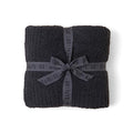 Barefoot Dreams® CozyChic® Throw, Carbon, 54"x72" - color: Carbon