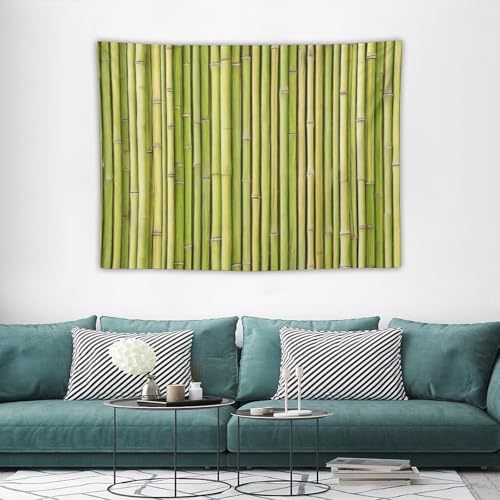 HZOHNAGO Bamboo Tapestry Chinese Style Green Pattern Printed Wall Tapestry Painting Wall Hanging for Bedroom Living Room Dorm 40" W x 30" H - color: Bamboo-7, size: 40"L x 30"W