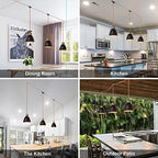 3-Light Plug in Pendant Light 22FT Industrial Hanging Lamp with Twisted Hemp Rope Independent Triple Switch Hanging Light Chandelier for Dining Room Kitchen, Black Finish - color: A 3 Lights