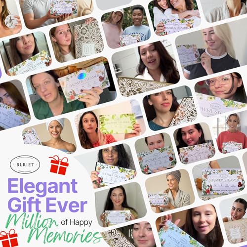Shower Steamers Aromatherapy Blriet Gifts for Women, Teen Girls, Wife, Her, Mom, Father Days, Daughter, Grandma Basket Stuffers Birthday Gifts Decoration Travel Essentials Self Care Home Spa 8 Pack