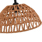 Plug in Wall Sconce,Farmhouse Wicker Wall Lamp Plug in,Hand Woven Rattan Wall Light Farmhouse Rustic Boho Sconces Wall Lighting for Living Room Bedroom - color: 9.8IN Rattan Lampshade, size: 1 PACK