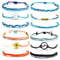 choice of all String Bracelets for Women Boho Wave Surfer Beach Wear Cute Bracelets Set Summer Friendship Jewelry Accessories Beach Stuff - color: H2:4 sets