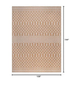 Nourison Home Positano Jute 9' x 12' Area Rug - Easy Clean, Non Shedding, Bed Room, Living Room, Dining Room, Kitchen (9' x 12') - color: Jute, size: 9' x 12' (Rectangular)
