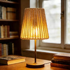 6 Pcs Rattan Chandelier Lamp Shades Sets Wicker Lampshades Replacement for Table Lamps,Ceiling Lights,Pendant Lights,Wall Lights