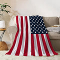 YeeJu American Flag Throw Blanket Kids Small Patriotic 4th of July Memorial Day Fourth of July Blanket Girl Boy Baby Couch Soft Blankets Red White Blue Stars Stripes Veteran Blanket 40x50 - color: Flag-01, size: 40"x50"
