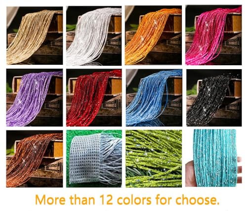 1x2M Door String Curtain Rare Flat Silver Ribbon Thread Fringe Window Panel Room Divider Cute Strip Tassel for Wedding Coffee House Restaurant Parts, Purple - color: Purple