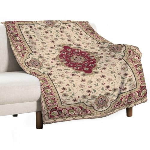 Bohemian Throw Blanket,Rustic Farmhouse Bohemian Vintage Geometric Traditional Pattern Soft Throw Blanket for Couch Sofa Camping Office Travel Home Bedroom Decor All Seasons 30"x40" - color: Boho, size: 30x40in