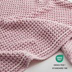WESHIONGOO Pink Throw Blanket for Couch Soft Knit Throw Blanket with Chenille Yarn Non-Shedding, Chenille Blanket for Living Room Bed Sofa (50"*60") - color: Pink