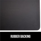 GORILLA GRIP Comfortable Cushioned Kitchen Mats for Floor, 48x20, Waterproof and Stain Resistant Soft Top, 3/4 Inch Thick Ergonomic Standing Desk Anti Fatigue Mat, Foam Supports Ankles and Feet, Brown