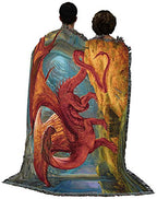 Pure Country Weavers Kwint Xent Dragon Blanket by Ciruelo - Gift Fantasy Tapestry Throw Woven from Cotton - Made in the USA (72x54) - color: Kwint Xent
