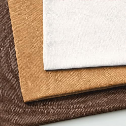 18x18 Inch Set of 2 Textured Throw Pillow Covers Decorative Soft Accent Square Chenille Pillowcases Neutral Farmhouse Cushions Modern Home Decor for Couch Sofa Bedroom Living Room,Honey Brown - color: Honey Brown, size: 18" x 18" (Pack of 2)