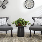 Nearly Natural 34in Artificial Pothos Ivy Plant with Ledge Basket Faux Trailing Cascading Greenery for Indoor Home Decor