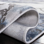 SAFAVIEH Craft Collection 2'3" x 4' Grey/Blue CFT877L Modern Abstract Non-Shedding Living Room Bedroom Accent Rug - color: Grey/Blue, size: 2'3" x 4' (Rectangular)