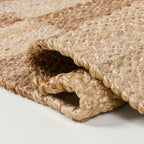 JONATHAN Y Theo Woven Jute Checkerboard Natural/Bleach Runner Rug, 2x10, Modern, Farmhouse, Rustic, Lodge, Easy-Cleaning for Living Room, Bedroom, Kitchen, Non-Shedding (NRF203C-210) - color: Natural/Bleach, size: 2' x 10' (Runner)