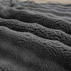YUSOKI 3D Fleece Bubble Throw Blanket | 380GSM Ultra Soft Fluffy Plush | Non-Shedding Lightweight Cozy Blanket for Couch Sofa Bed | All Season (Grey,50 * 60inches) - color: Grey, size: Throw(50" x60")