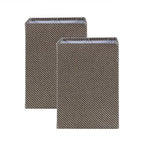 Aspen Creative 38703-2, K/D Hardback Square Contemporary Collapsible Spider Shade, (10+10)" Top x (10+10)" Bottom x 14-1/4" Height, Brown Rattan Look Linen Textured Fabric, Set of 2 - size: 10+10" Top x 10+10" Bottom x 14-1/8" Height