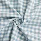 KKJIAF Ruffle Gingham Pillow Covers 20 x 20 Inches, Cotton Gingham Pillow Cases Set of 2, Linen Feel Ruffled Plaid Pillow Shams with Envelope Closure for Sofa Bed (Dusty Blue Plaid) - color: Dusty Blue Plaid, size: 20" x 20" (Pack of 2)