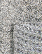 Rugs.com - Angelica Rug – 6 Ft Runner Gray Easy-Clean Rug – Ideal for Hallways, Kitchens, and Entryways - color: Grey, size: 2' x 6' (Runner)