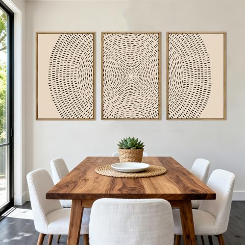 ANHUIB Jesus Wall Art 16x24 Inch Jesus Feeds The 5000 Canvas Wall Art Set of 3 Framed Easter Christian Wall Decor Modern Abstract Art Print for Living Room Bedroom Office - color: Jesus, size: 24"L x 16"W