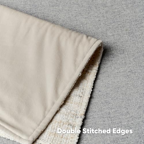 HAUSSY Pack of 2 Pillow Covers 18x18 Inch, Reversible Chenille Decorative Throw Pillows Farmhouse Neutral Cushion Covers Home Decor Soft Pillowcases for Couch Living Room Sofa Bed, Cream(Covers Only) - color: Cream, size: 18" x 18" (Pack of 2)