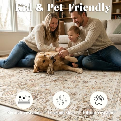 Machine Washable Entryway Small Area Rugs: Soft Non-Slip Low Pile Door Mat Indoor Entrance 2x3 ThrowRug for High-Traffic Areas Kitchen, Hallway, Farmhouse Decor - color: Beige/Khaki/Multi, size: 2'x3'