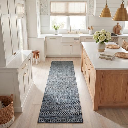 SAFAVIEH Natural Fiber Collection Runner Rug - 2'3" x 8', Grey, Handmade Jute, Braided Woven Design, Ideal for Living Room, Bedroom (NF212G) - color: Grey, size: 2'3" x 8' (Runner)