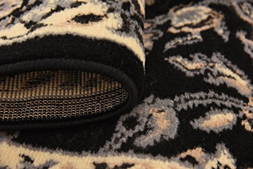 Unique Loom Sialk Hill Collection Area Rug - Washington (2' 2" x 8' 2" Runner Black/Gray) - color: Black/Gray, size: 2'2" x 8'2" (Runner)