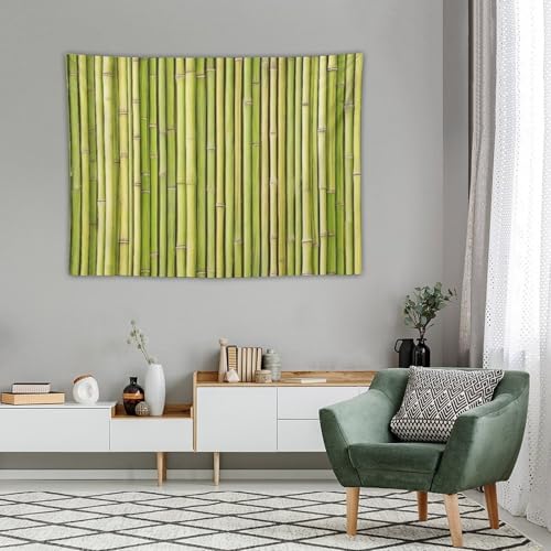 HZOHNAGO Bamboo Tapestry Chinese Style Green Pattern Printed Wall Tapestry Painting Wall Hanging for Bedroom Living Room Dorm 40" W x 30" H - color: Bamboo-7, size: 40"L x 30"W