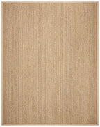 SAFAVIEH Area Rug 10x14 - Natural Fiber Collection - Large - Natural & Beige, Seagrass, Herringbone Pattern with Border (NF115A) - color: Natural/Beige, size: 10' x 14' (Rectangular)