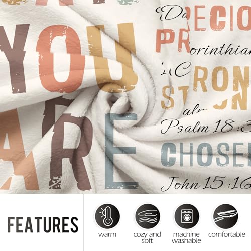 Levens Christian Blanket Gifts for Women 50"x60" Inspirational Spiritual Scriptures Religious Gifts for Men Women Catholic Bible Verse Prayer Blessed Throw Blankets, Christian Christmas Birthday Gifts - color: Christian Blanket Gifts Tawny9, size: 50"x60"
