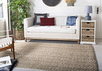 SAFAVIEH Natural Fiber Collection Accent Rug - 2' x 3', Natural & Ivory, Handmade Boho Farmhouse Woven Jute, Ideal for High Traffic Areas in Entryway, Living Room, Bedroom (NF185A) - size: 2' x 3' (Rectangular)