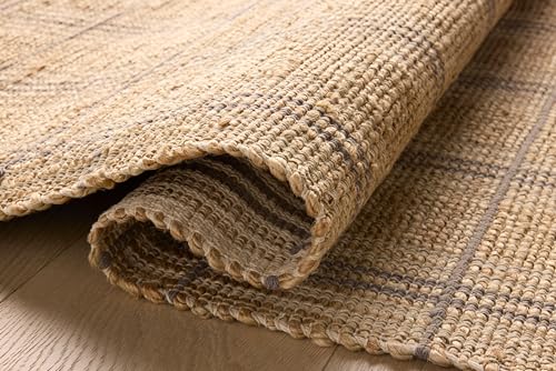 Loloi Chris Loves Julia Judy Collection JUD-02 Natural/Stone 7'-9" x 9'-9" Area Rug - color: Natural / Stone, size: 7'9" x 9'9" (Rectangular)