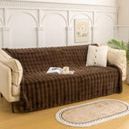 YUSOKI 3D Fleece Bubble Throw Blanket | 380GSM Ultra Soft Fluffy Plush | Non-Shedding Lightweight Cozy Blanket for Couch Sofa Bed | All Season(Brown,50 * 60inches) - color: Brown, size: Throw(50" x60")